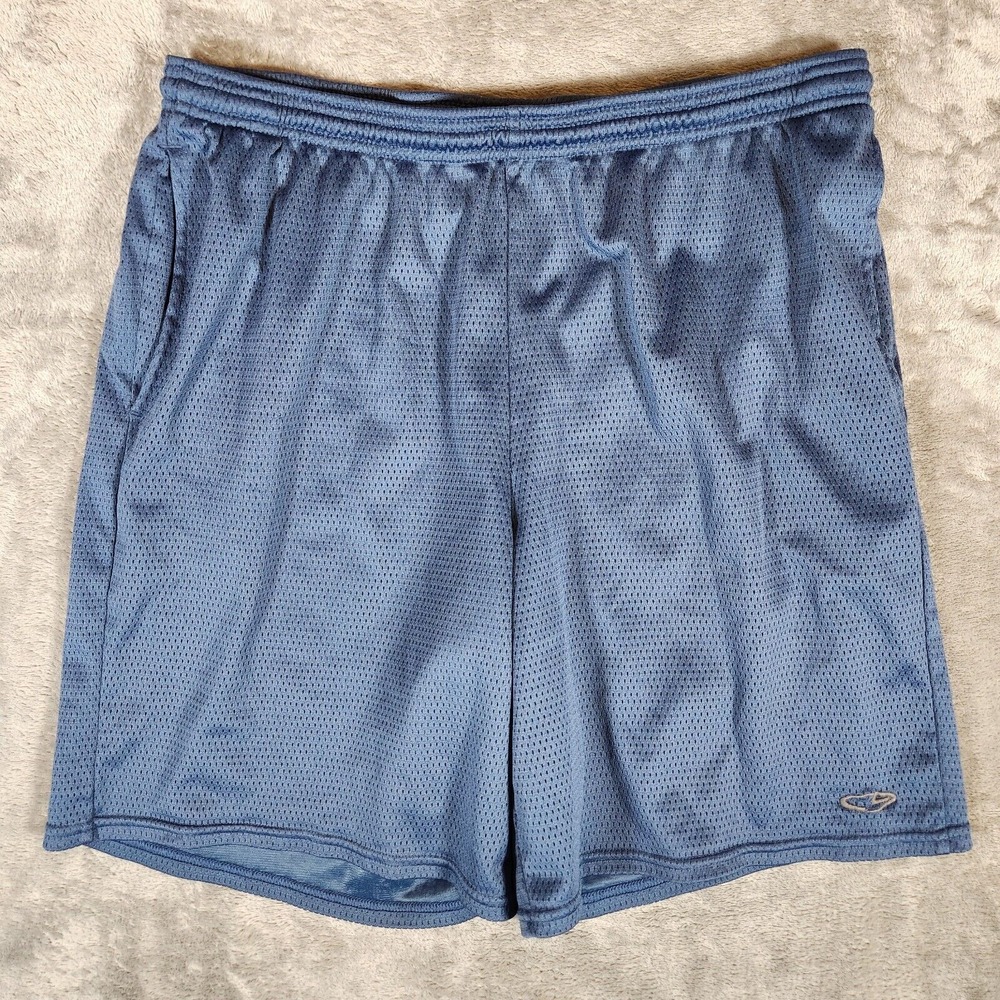 Champion‎ C9 Shorts Men's Large 32X8 Blue Drawstring Basketball Royal